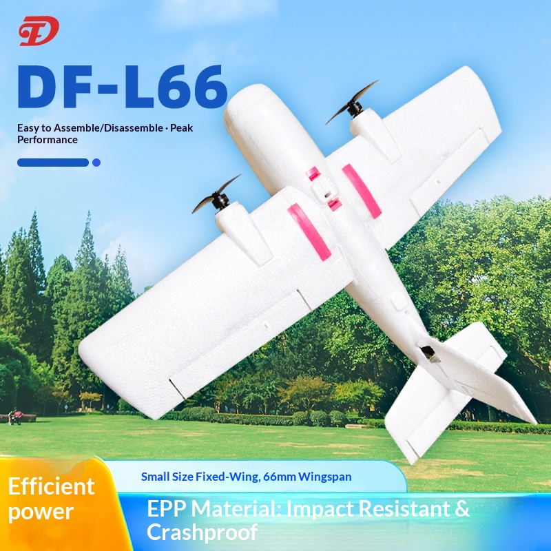 Rc Plane Hobby Zone - EPPフォームRC飛行機L66 660mm翼幅FPVモデル航空機