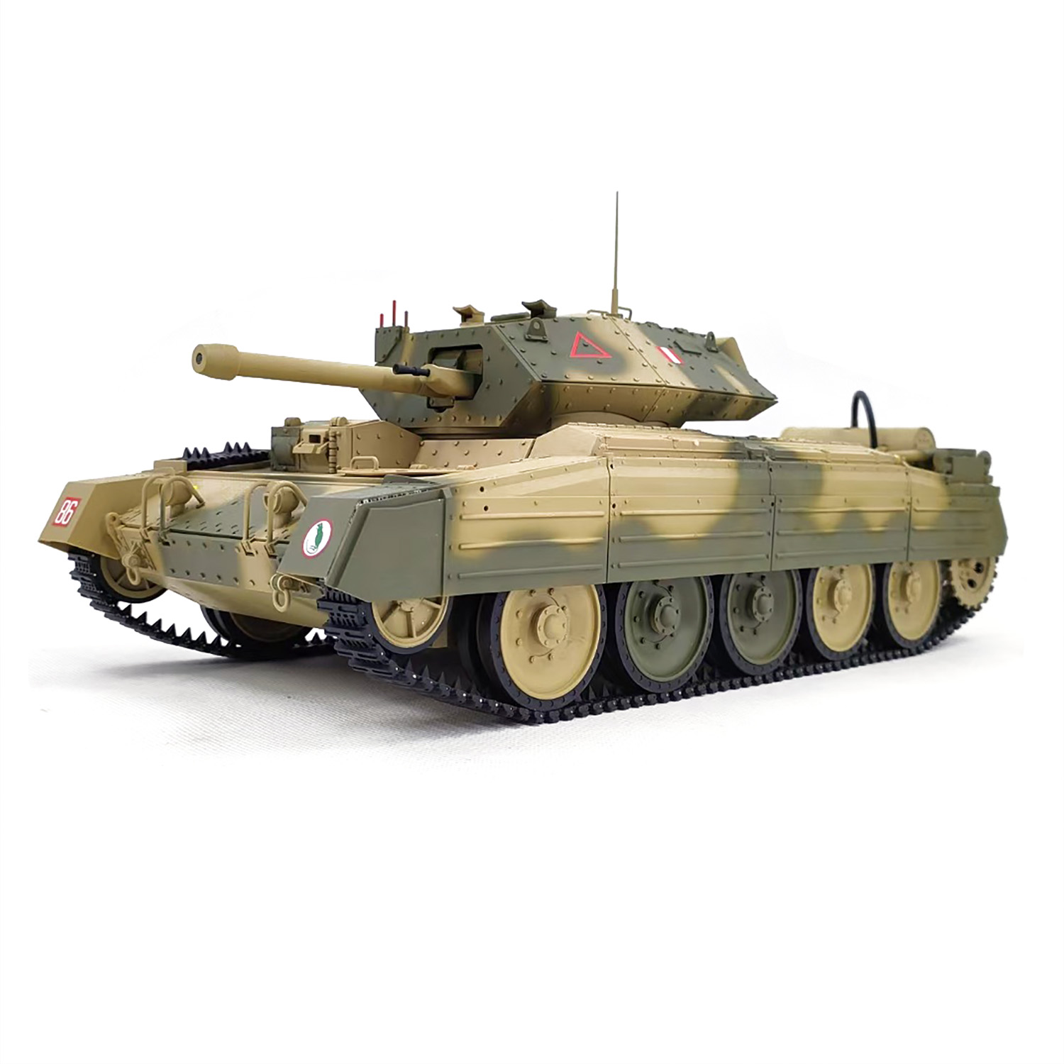 Rc Hobby Light - クールバンク 1/16 RC戦車 クルセイダーMKIII 360度回転砲塔 回転砲身