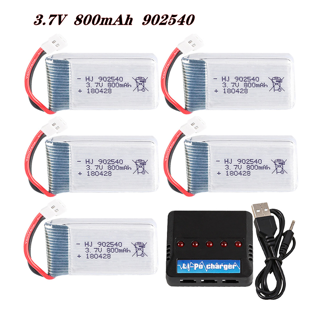 Rc Hobby Vehicles - 3.7V 800mAh 902540 25C リポバッテリー SYMA
