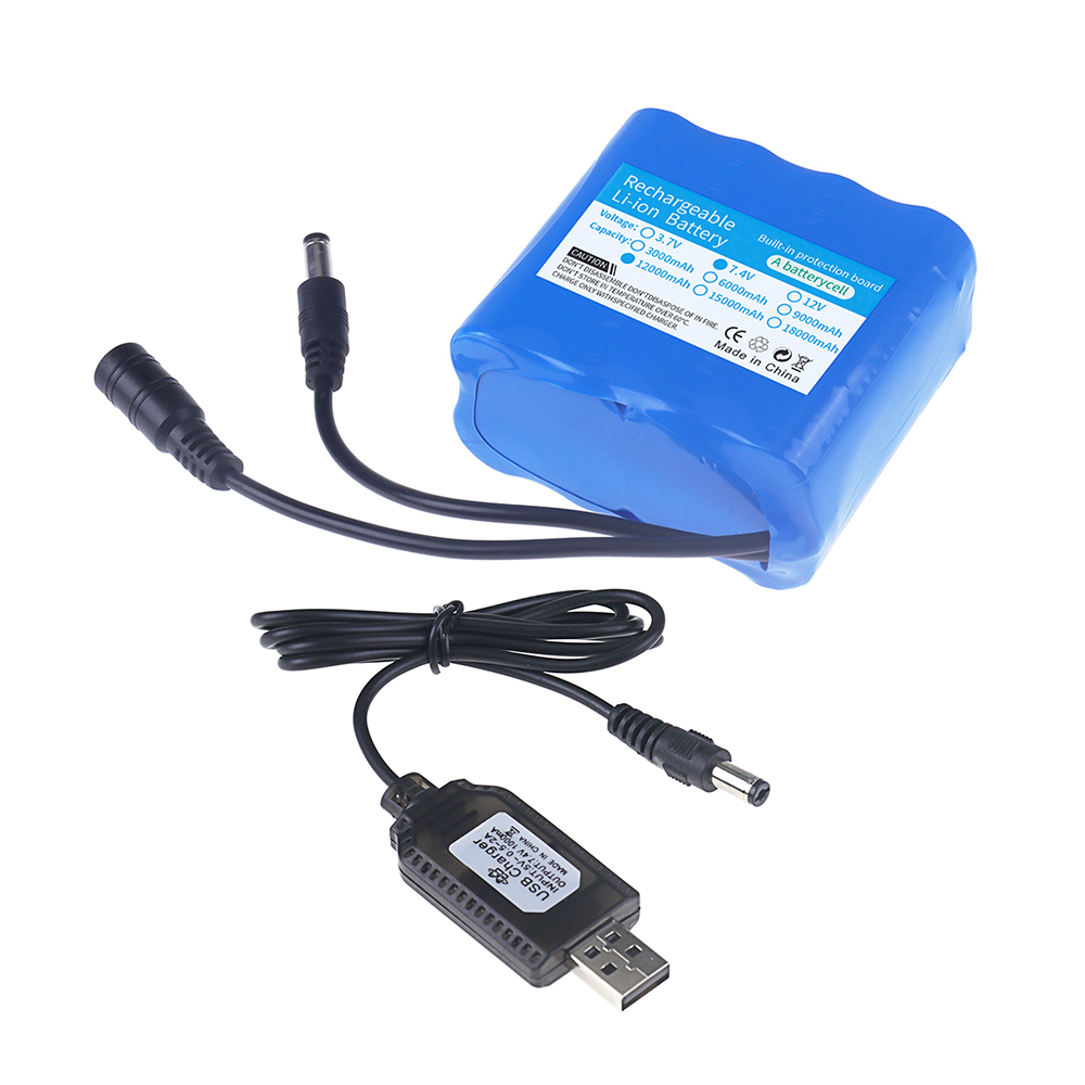 2S4P 18650 リチウム電池 7.4V 12000mA - Rc Hobby Light のレビューと価格