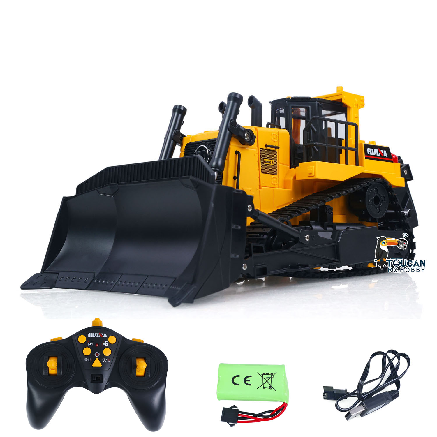1/16 HUINA 1554 電動RCブルドーザー ラジコ - Rc Hobby Light のレビューと価格