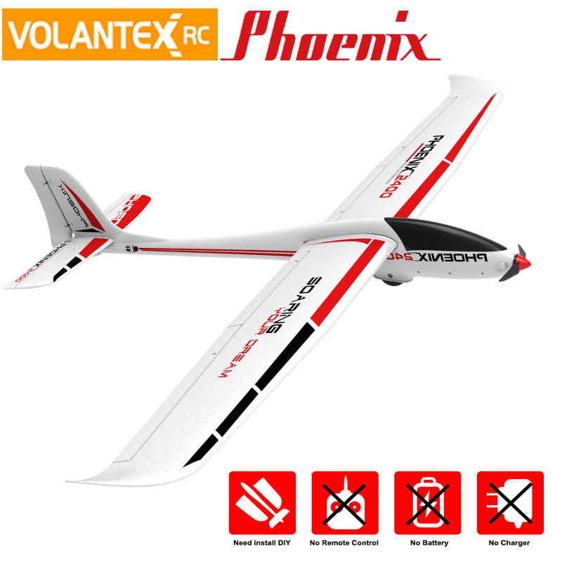 Volantex-グライダー飛行機モデル,phenix 75 - Rc Plane Hobby Zone のレビューと価格