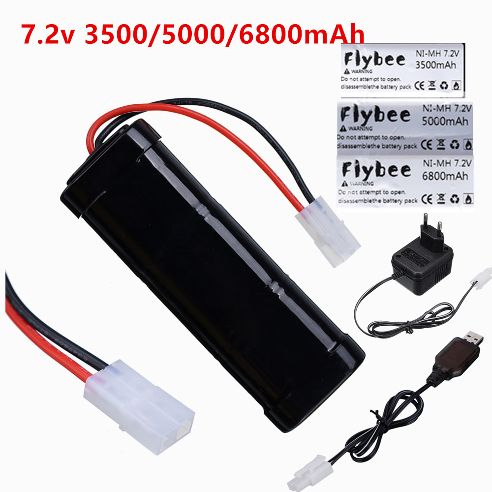 新しい 7.2V バッテリー 5000/6800mAh Ni - Rc Hobby Boat のレビューと価格
