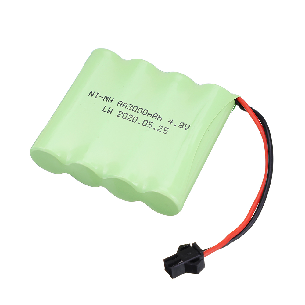 充電式 NiMH 4.8V 3000mAh バッテリーパック - Rc Hobby Boat のレビューと価格