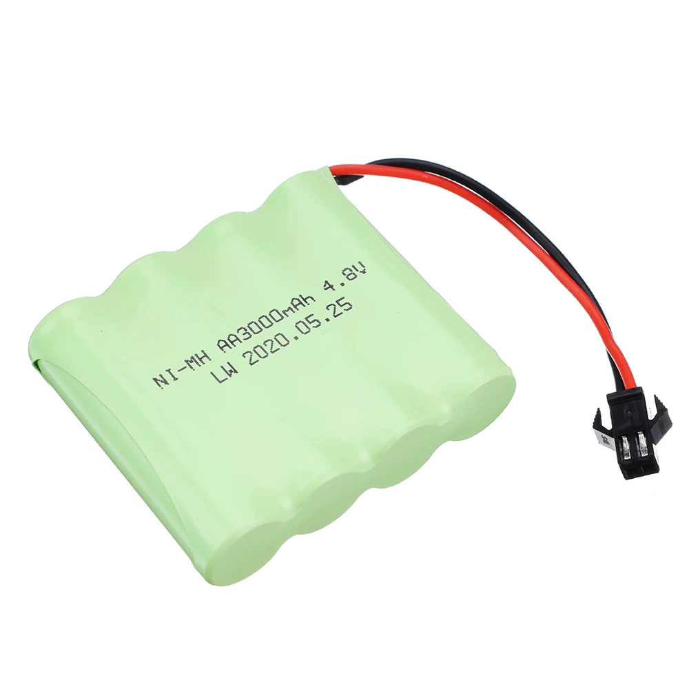 充電式 NiMH 4.8V 3000mAh バッテリーパック - Rc Hobby Boat のレビューと価格