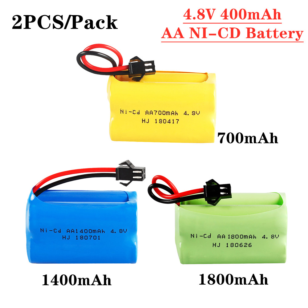 Ni-cdカーバッテリー,4.8v,700 mah,1400 - Rc Hobby Boat のレビューと価格