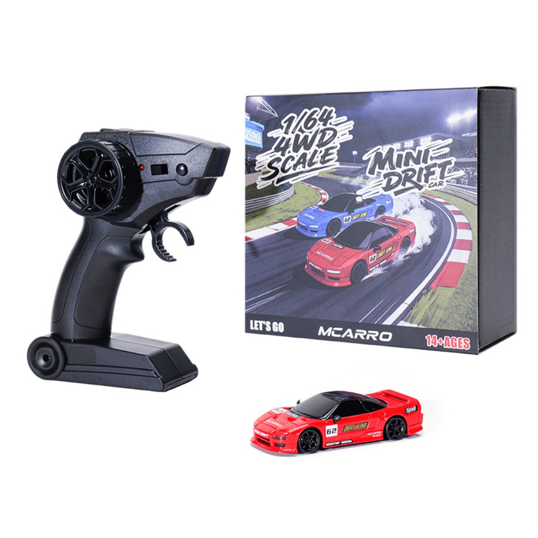 1/64マイクロRCドリフトカー 2.4G 4WDデスクトッ - Rc Hobby Light のレビューと価格