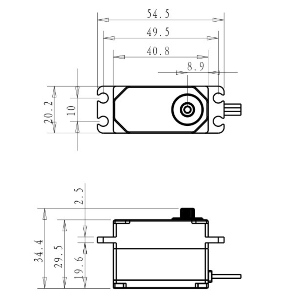 Dsservo BLS4355 55KG ロープロファイルオ - Servo Metal Gear のレビューと価格