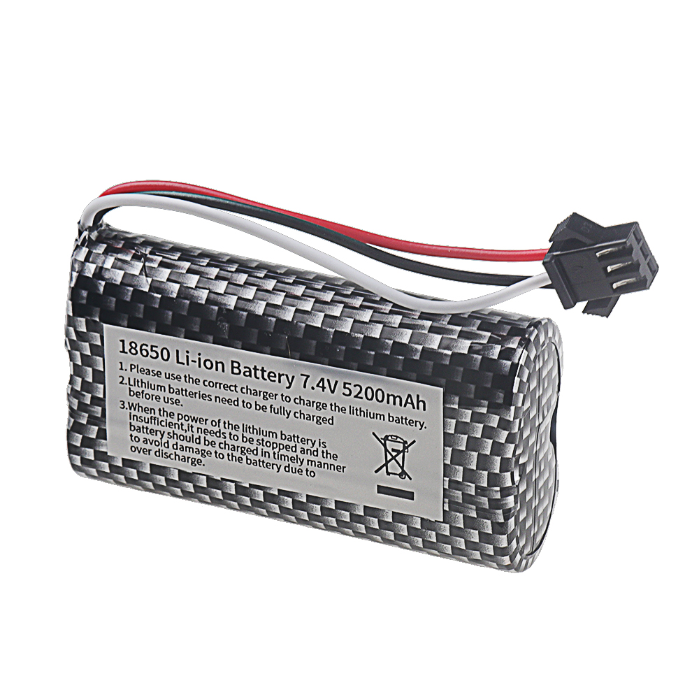 18650 リチウムイオン 7.4V 5200mAh バッテ - Rc Hobby Vehicles のレビューと価格